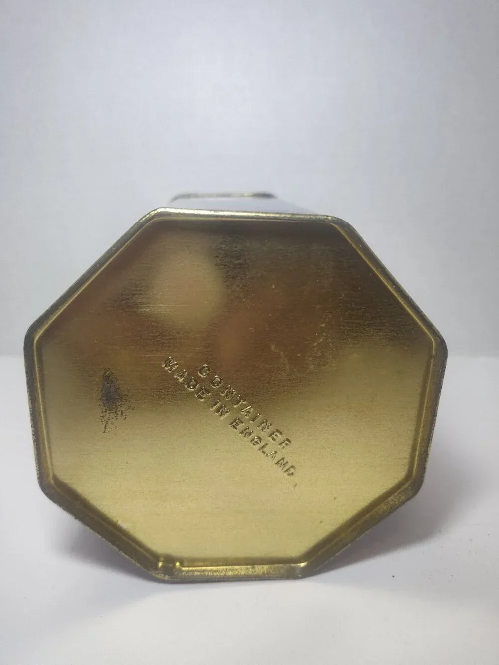Vtg. 1981 Prince Charles Lady Diana Royal Wedding Tea Tin Made England Hexagon